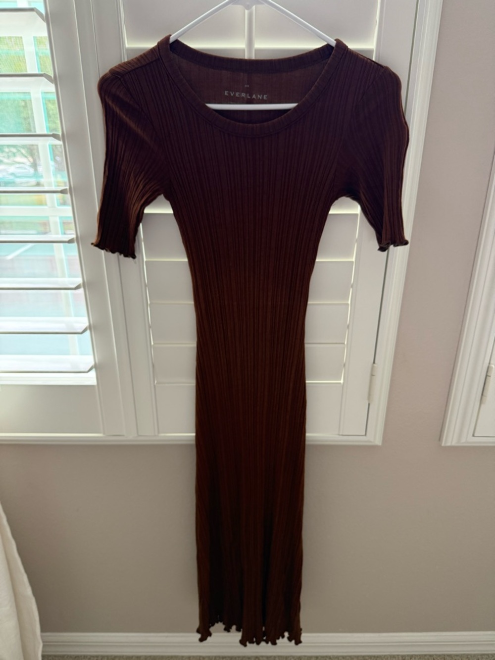 Everlane open backed Ribbed Dress xxs - Picture 3 of 5